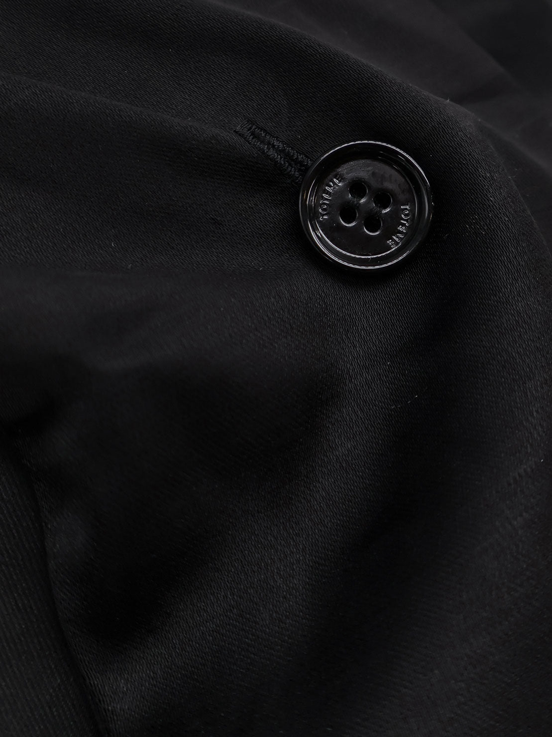 Toteme Cowl Neck viscose and linen shirt - Black