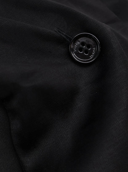 Toteme Cowl Neck viscose and linen shirt - Black