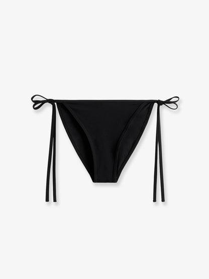 Toteme Scoop nylon bikini bottom - Black
