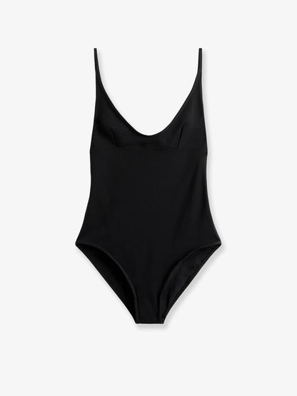 Toteme Scoop Nylon One Piece Swimsuit