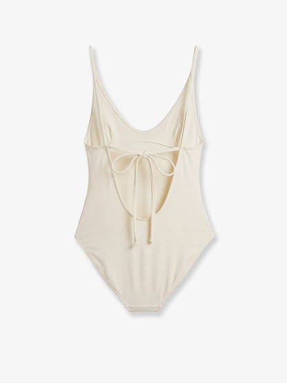 Toteme Scoop Nylon One Piece Swimsuit