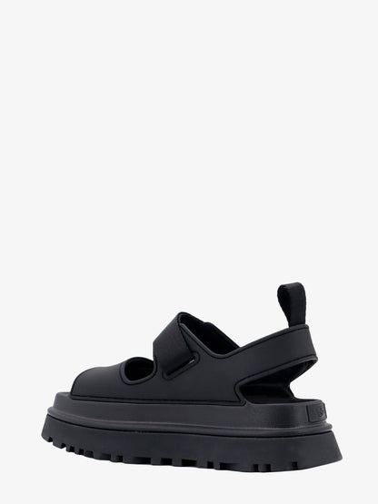 Ugg Rubber sandals with embossed logo - Nero