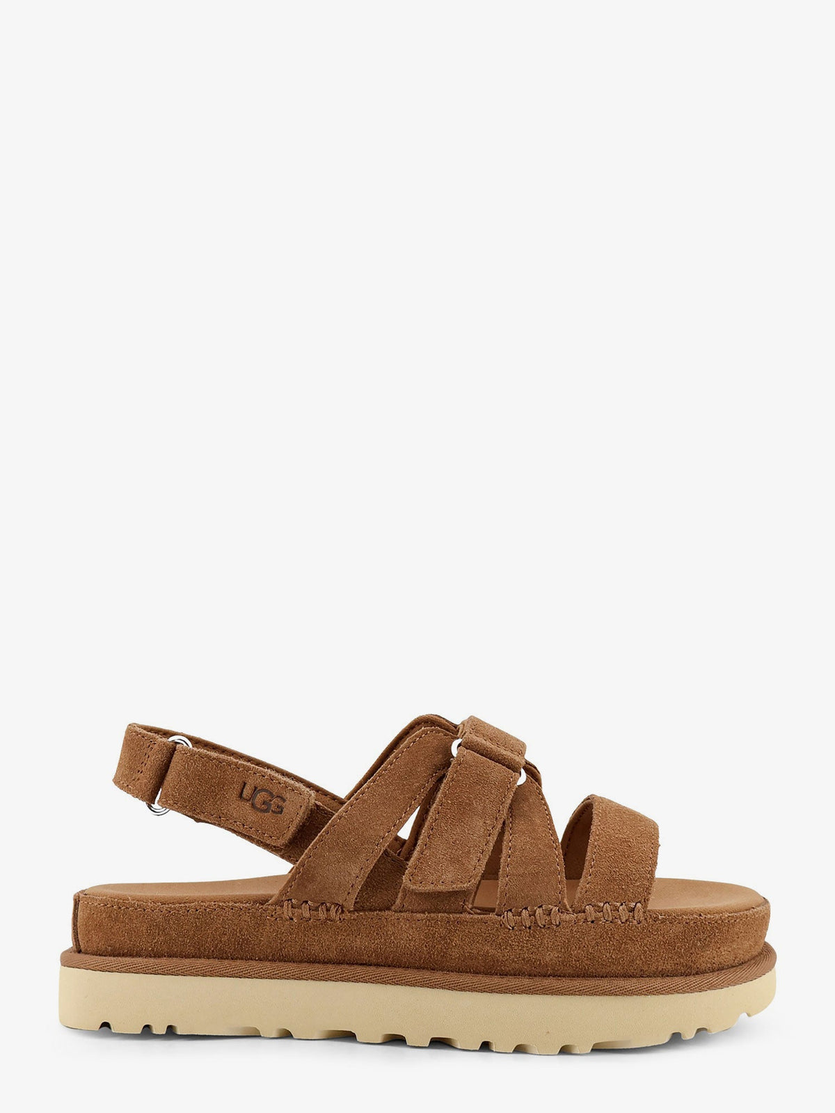 Ugg Goldenstar Gleam sandals in suede - Marrone