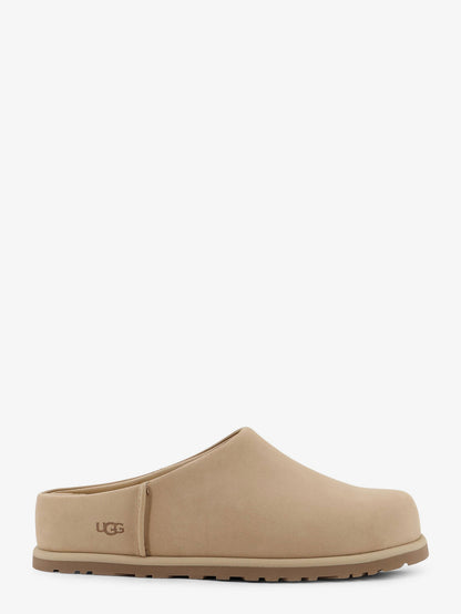 Ugg Nubuck sandals with engraved logo on the side - Beige