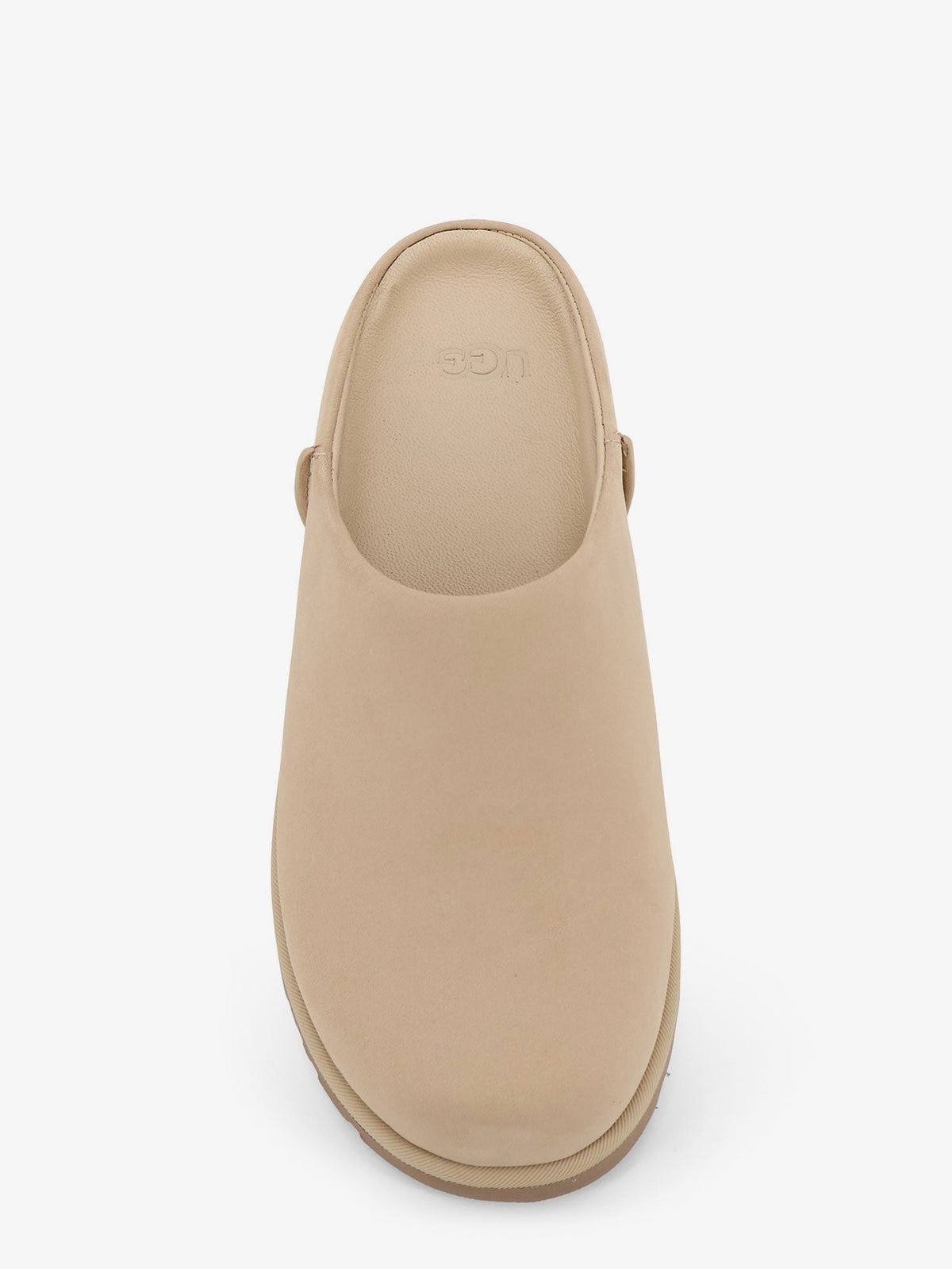Ugg Nubuck sandals with engraved logo on the side - Beige