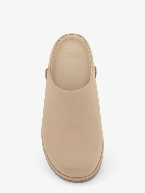 Ugg Nubuck sandals with engraved logo on the side - Beige