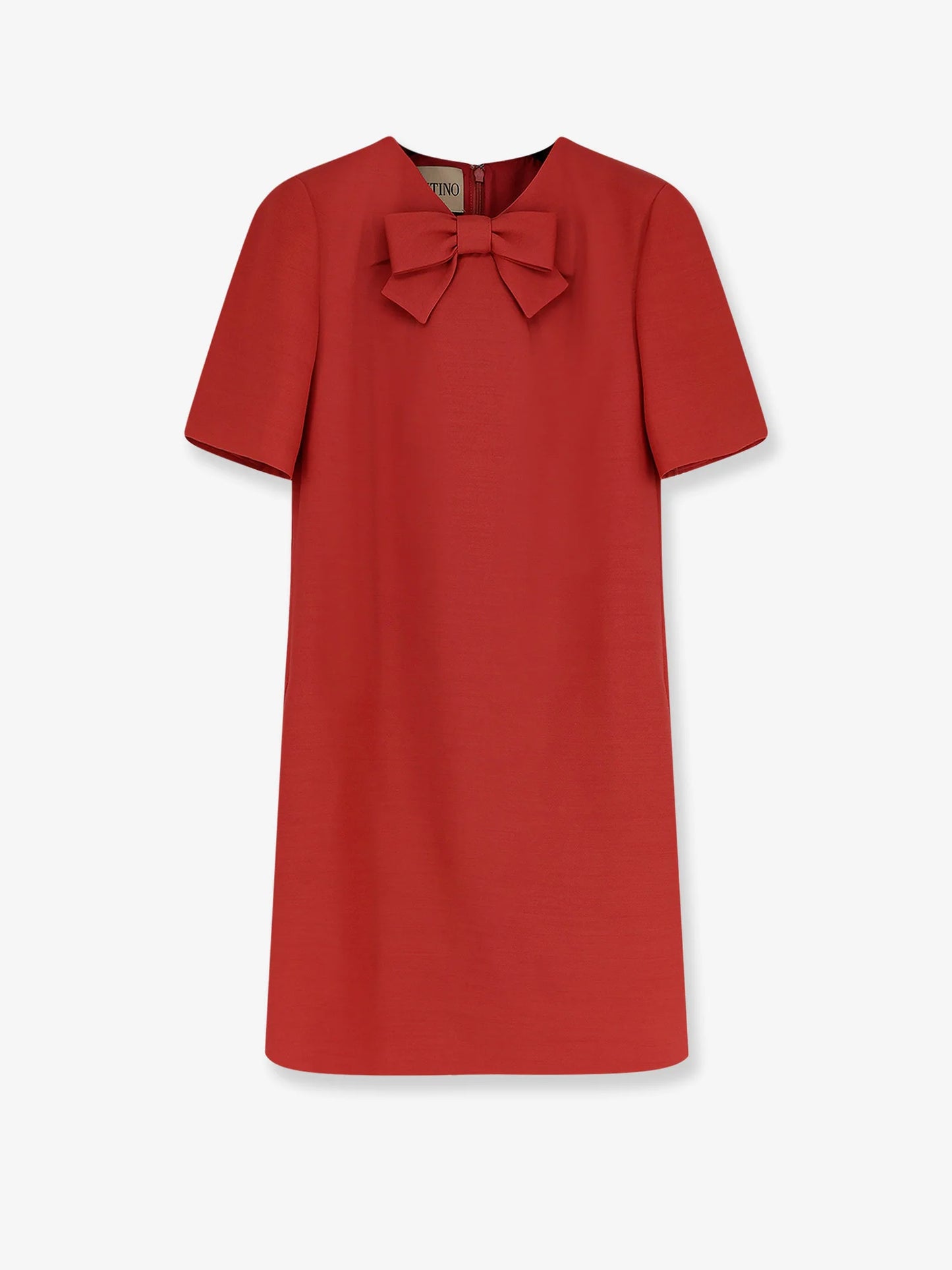 Valentino Wool And Silk Blend Short Dress