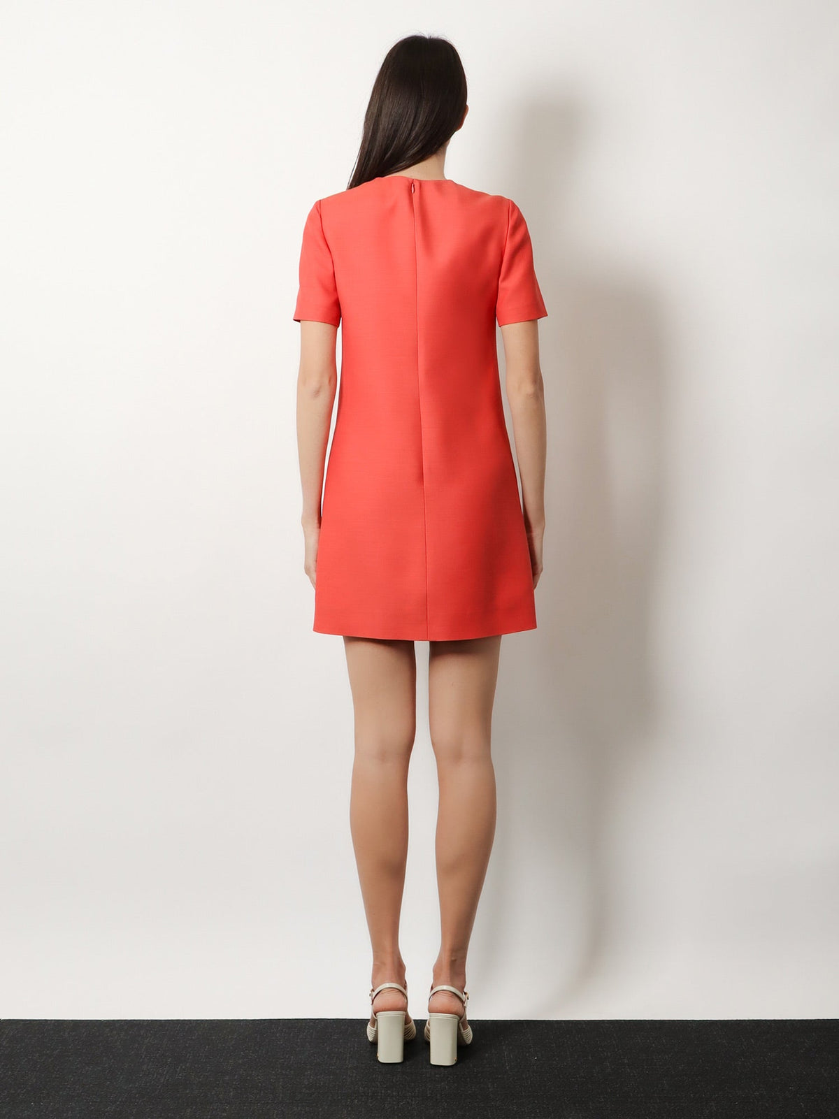 Valentino Wool and silk blend short dress - Geranio