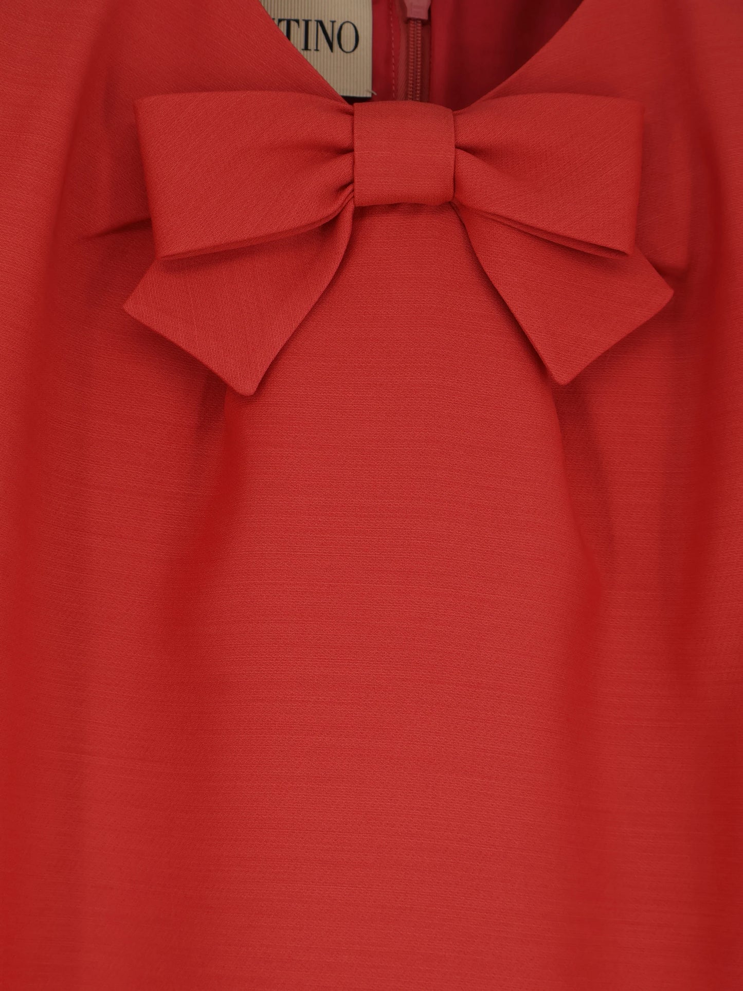 Valentino Wool And Silk Blend Short Dress
