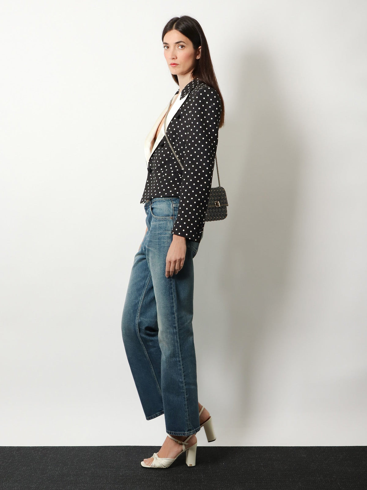 Valentino Polka-Dots viscose blazer - Nero Betulla