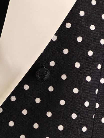 Valentino Polka-Dots viscose blazer - Nero Betulla