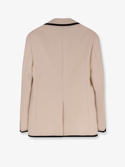 Valentino Single Breasted Virgin Wool Blazer