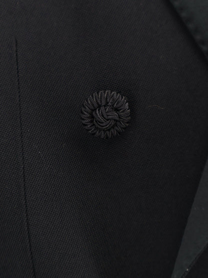 Valentino Virgin Wool Blazer With Belt