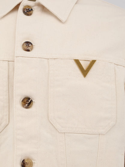 Valentino White Denim Jacket