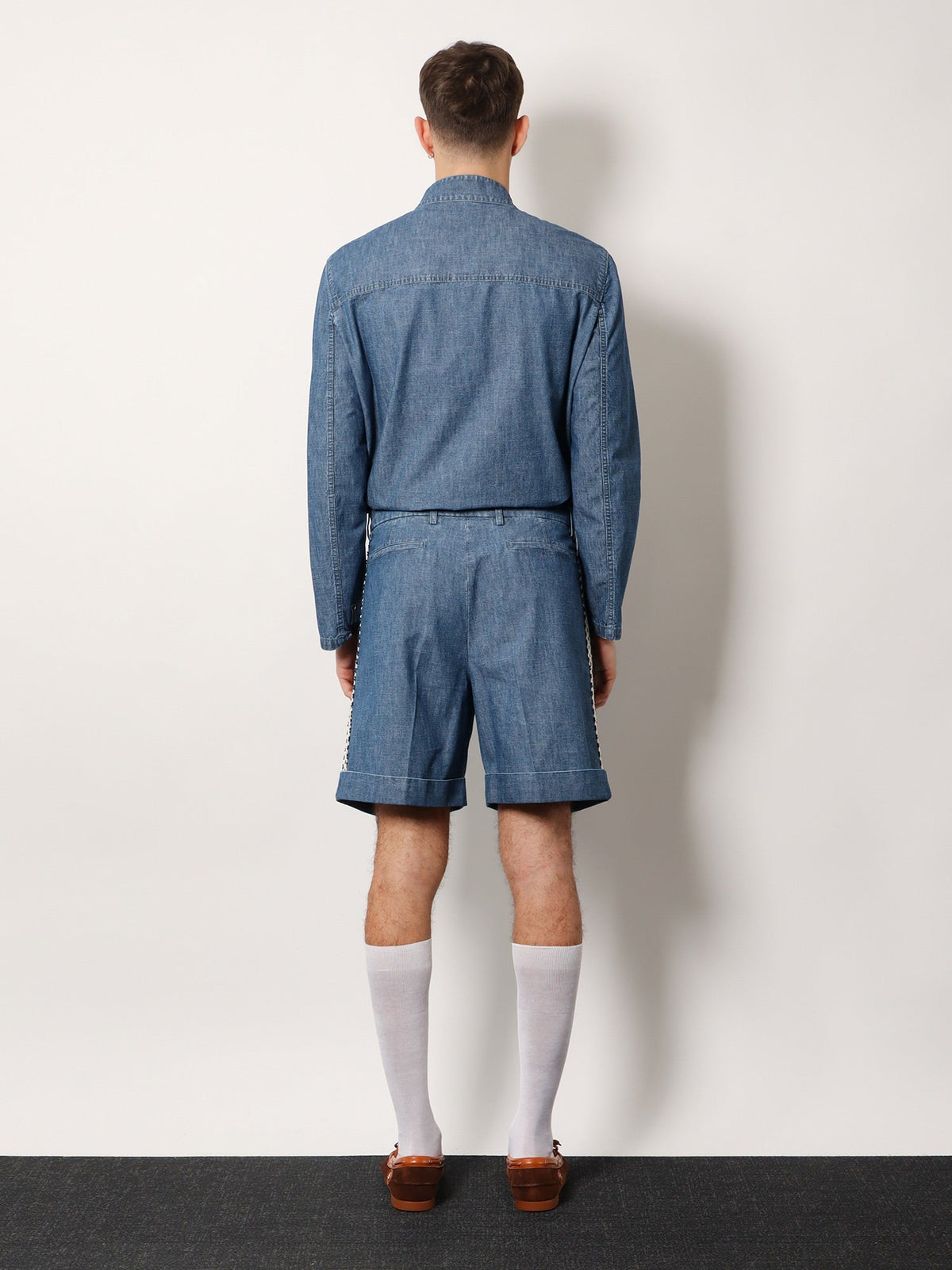 Valentino Valentino Denim Shorts - Medium Blue Denim
