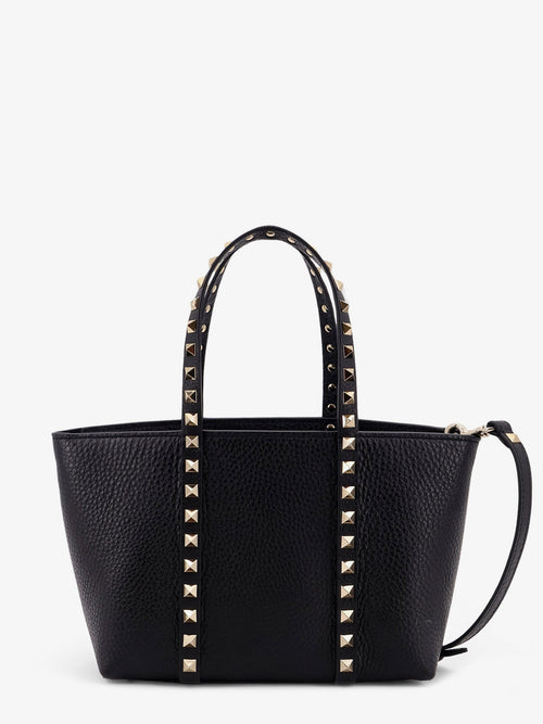 Valentino Valentino Garavani Rockstud leather shopping bag - Black