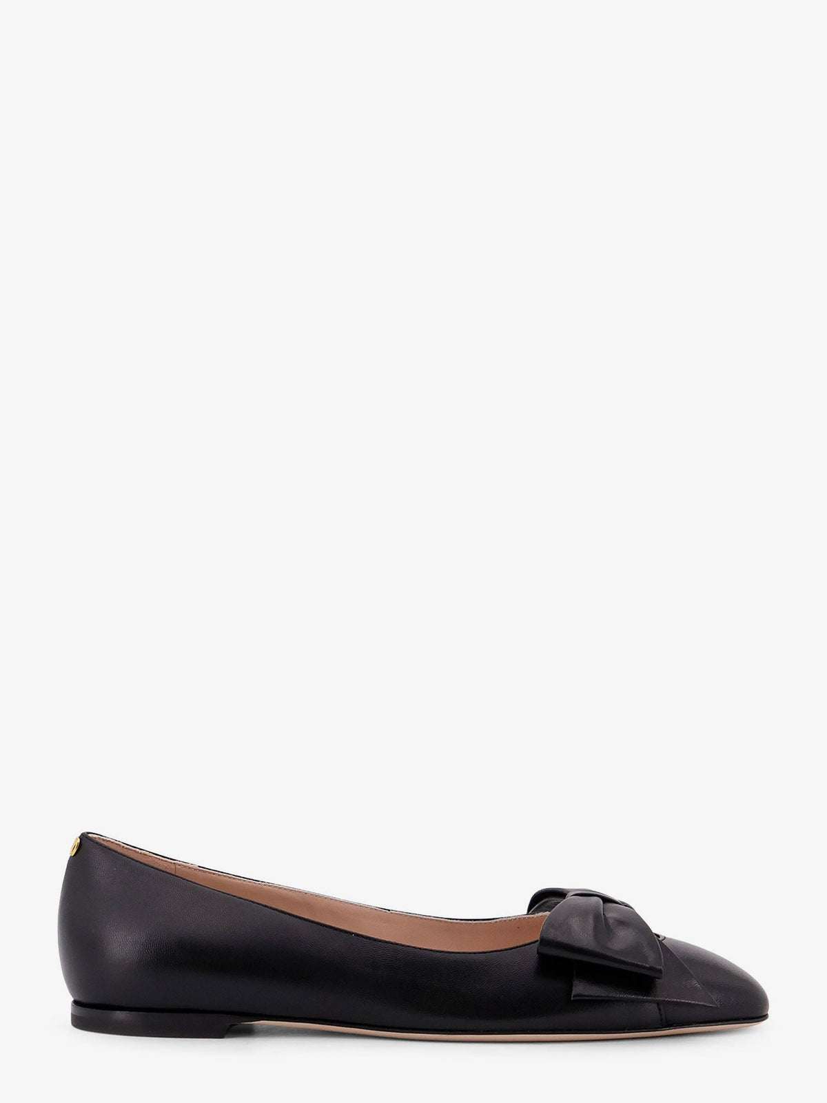 Valentino Garavani Bowow leather ballerinas - Nero
