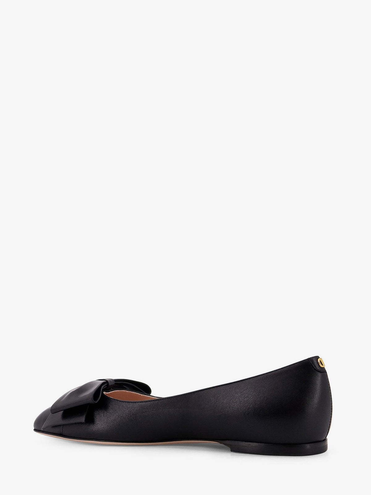 Valentino Garavani Bowow leather ballerinas - Nero