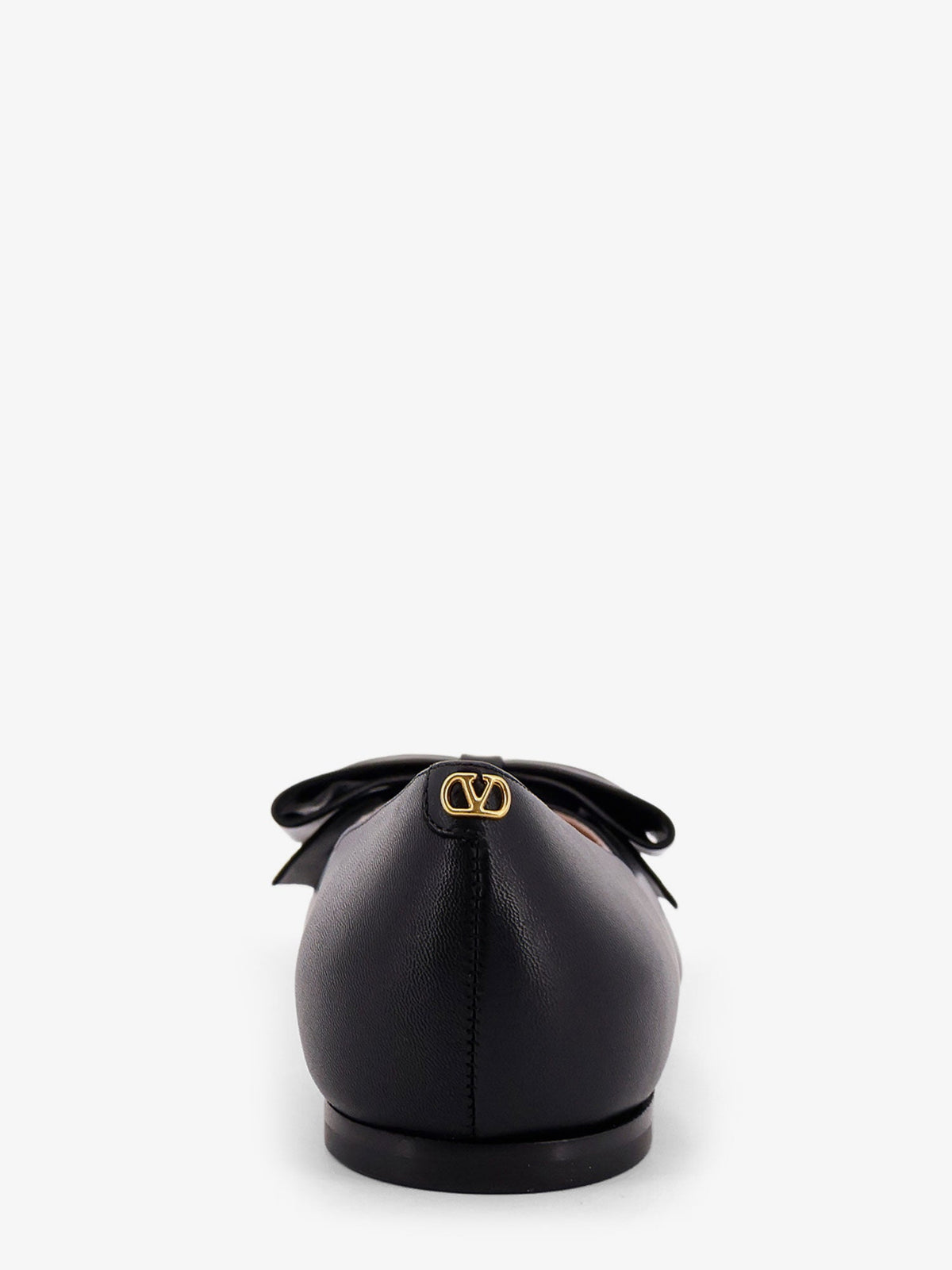 Valentino Garavani Bowow leather ballerinas - Nero