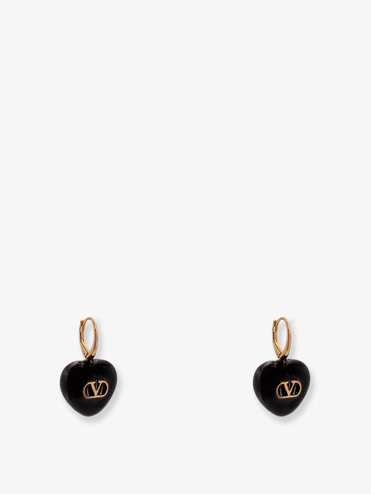 Valentino Garavani Coeur Royal Metal Earrings