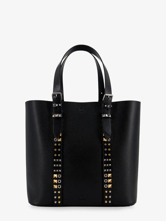 Valentino Garavani Leather shoulder bag with iconic studs - Nero