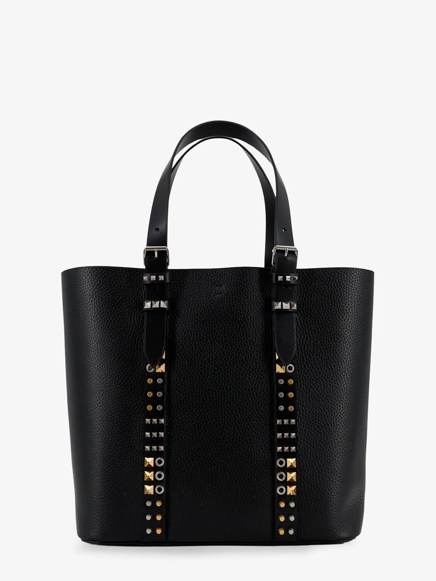 Valentino Garavani Leather Shoulder Bag With Iconic Studs