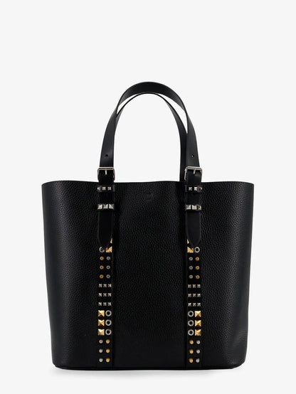 Valentino Garavani Leather Shoulder Bag With Iconic Studs