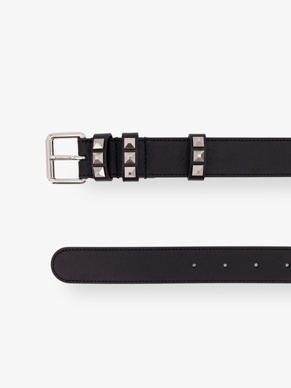 Valentino Garavani Flaneuse Leather Belt With Iconic Studs