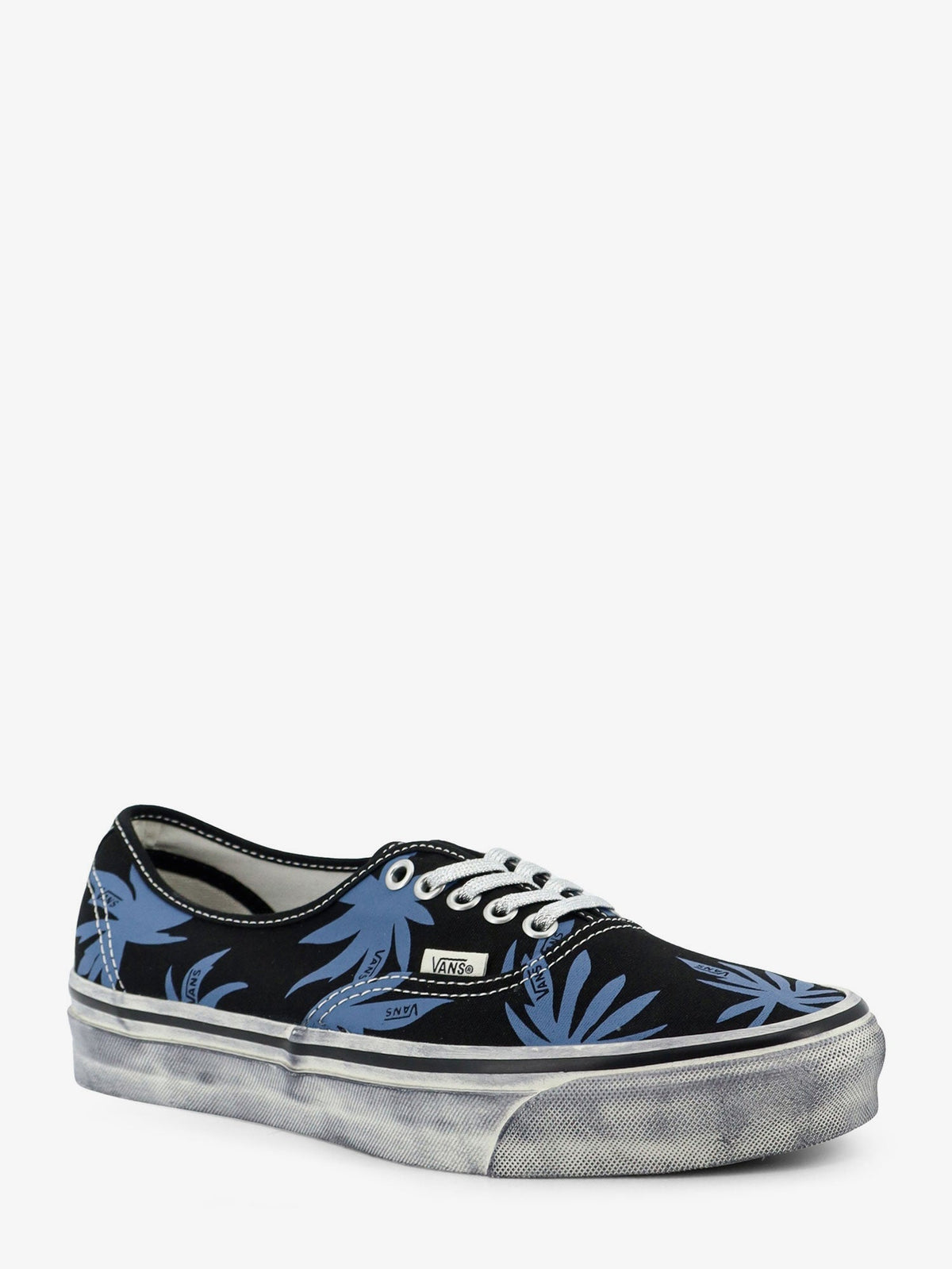 Vans Lx authentic 44 canvas sneakers with contrasting print - Black