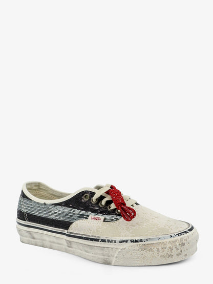 Vans LX authentic 44 suede sneakers with micro-sequin detailing on the side - Black White