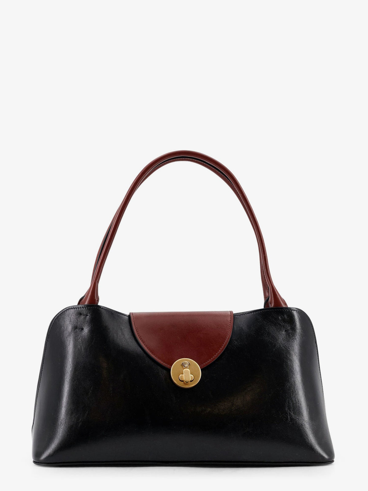 Versace Vivian leather shoulder bag - Black