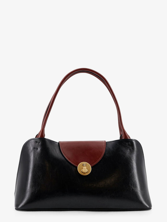 Versace Vivian leather shoulder bag - Black