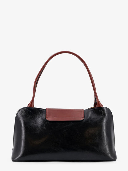 Versace Vivian leather shoulder bag - Black