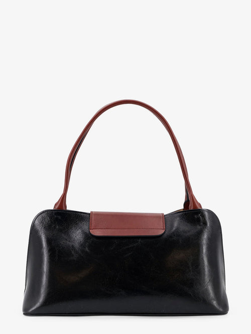 Versace Vivian leather shoulder bag - Black