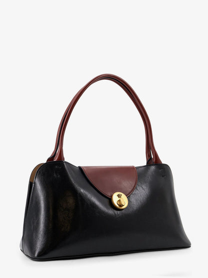 Versace Vivian leather shoulder bag - Black