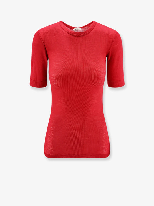 Versace Ribbed Cotton T Shirt