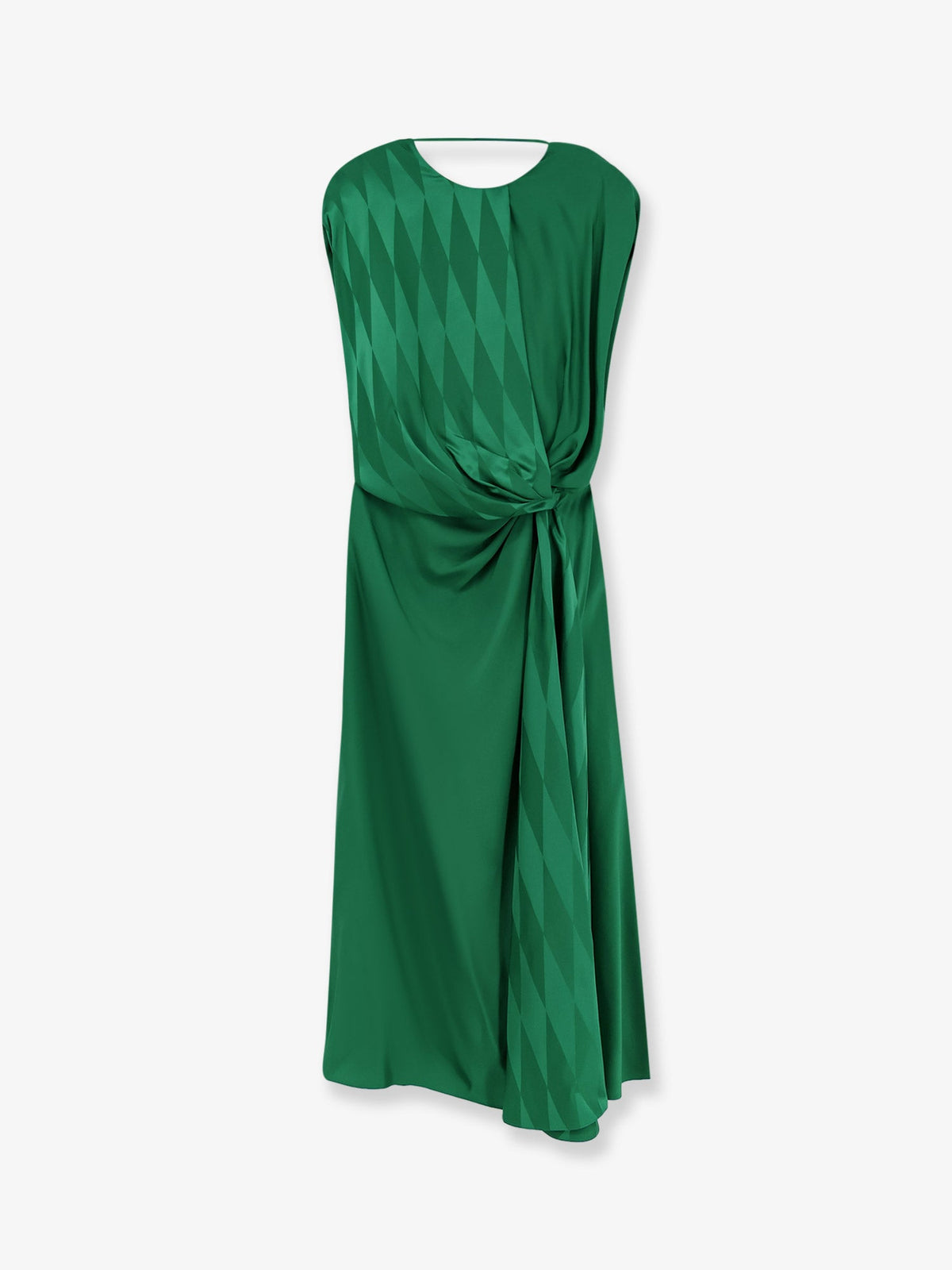 Versace Cocktail viscose and silk dress - Emerald