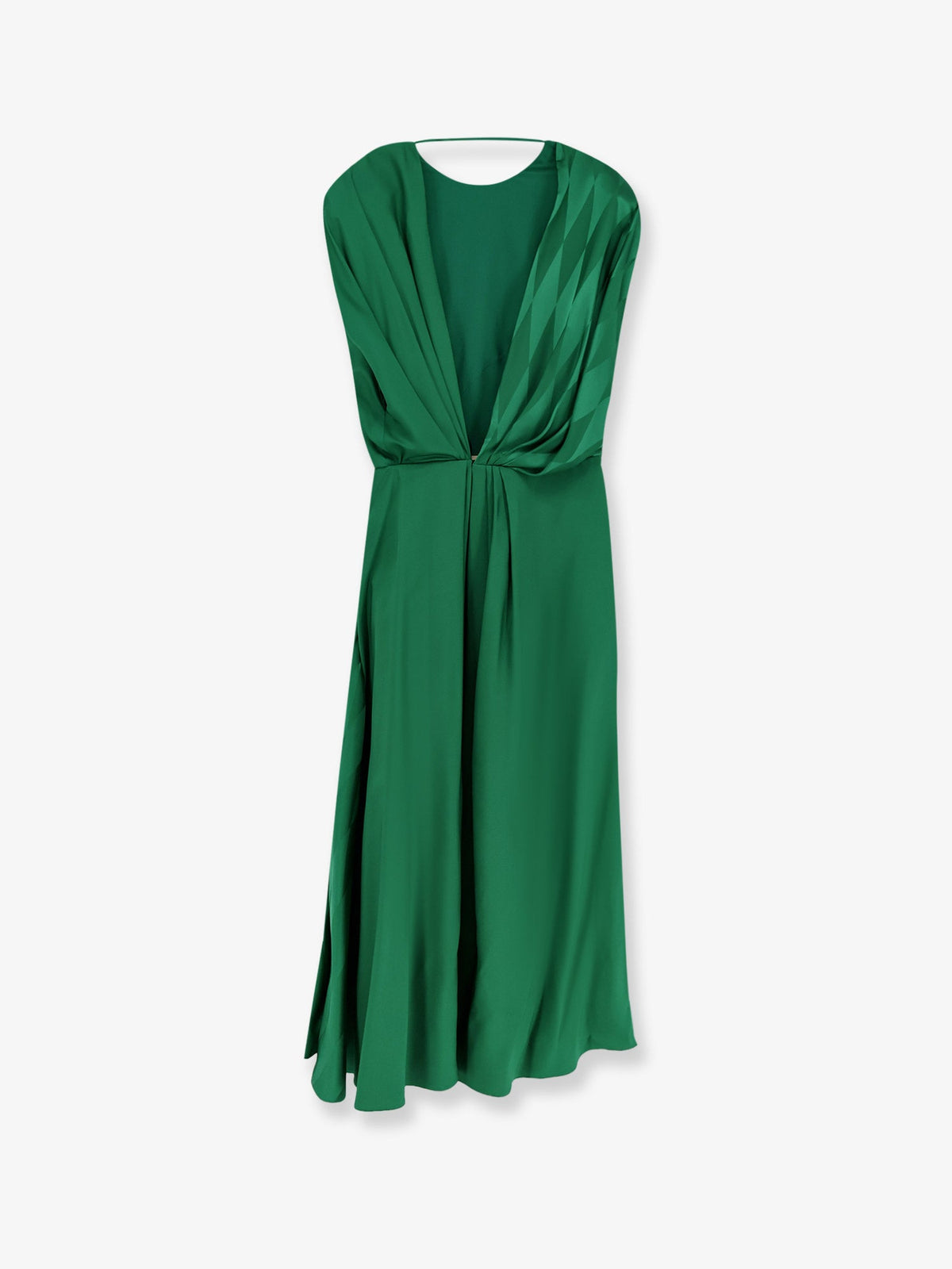 Versace Cocktail viscose and silk dress - Emerald