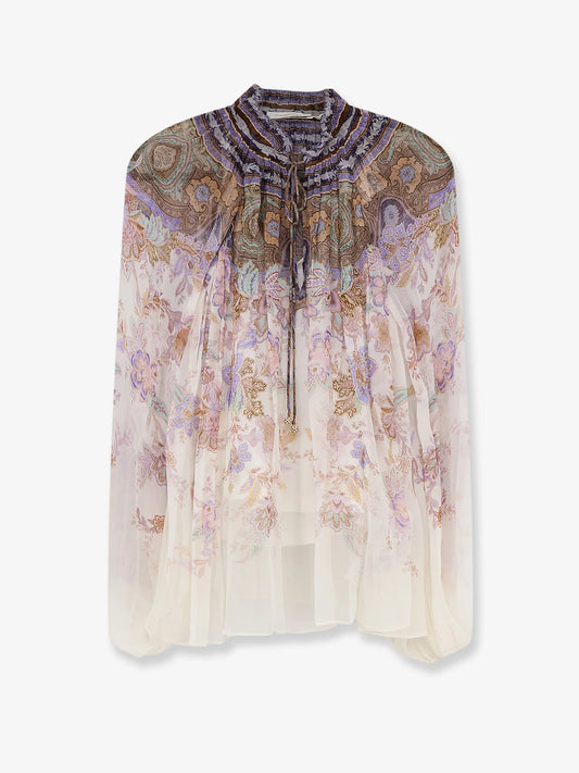 Zimmermann Luna Billow Viscose Shirt