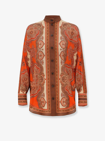 Zimmermann Mahon Dolman silk shirt - Tapestry Multi
