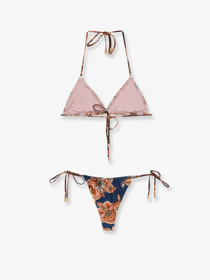 ZIMMERMANN - Aster nylon bikini with paisley print