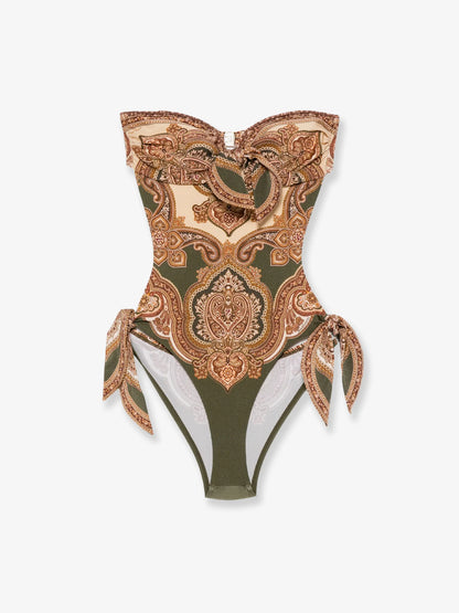 ZIMMERMANN - Mahon nylon one-piece swimsuit with paisley print