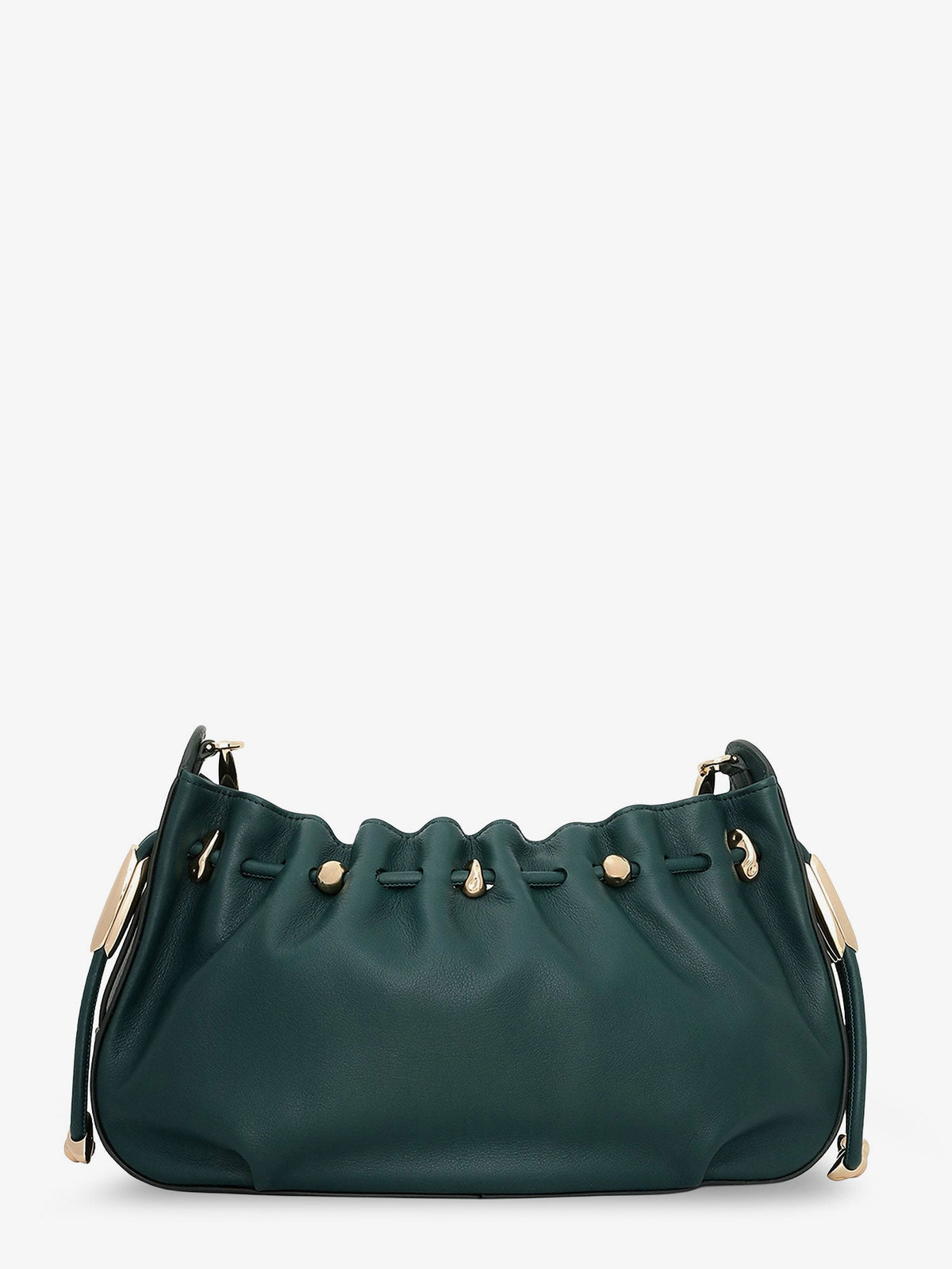 Zimmermann Halcyon leather clutch - Emerald