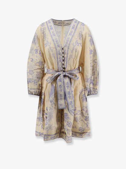 ZIMMERMANN - Indra printed linen dress