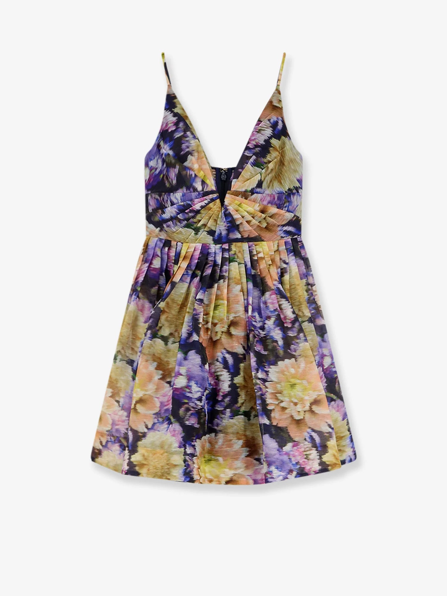ZIMMERMANN - Luna silk and linen blend dress with all-over floral print