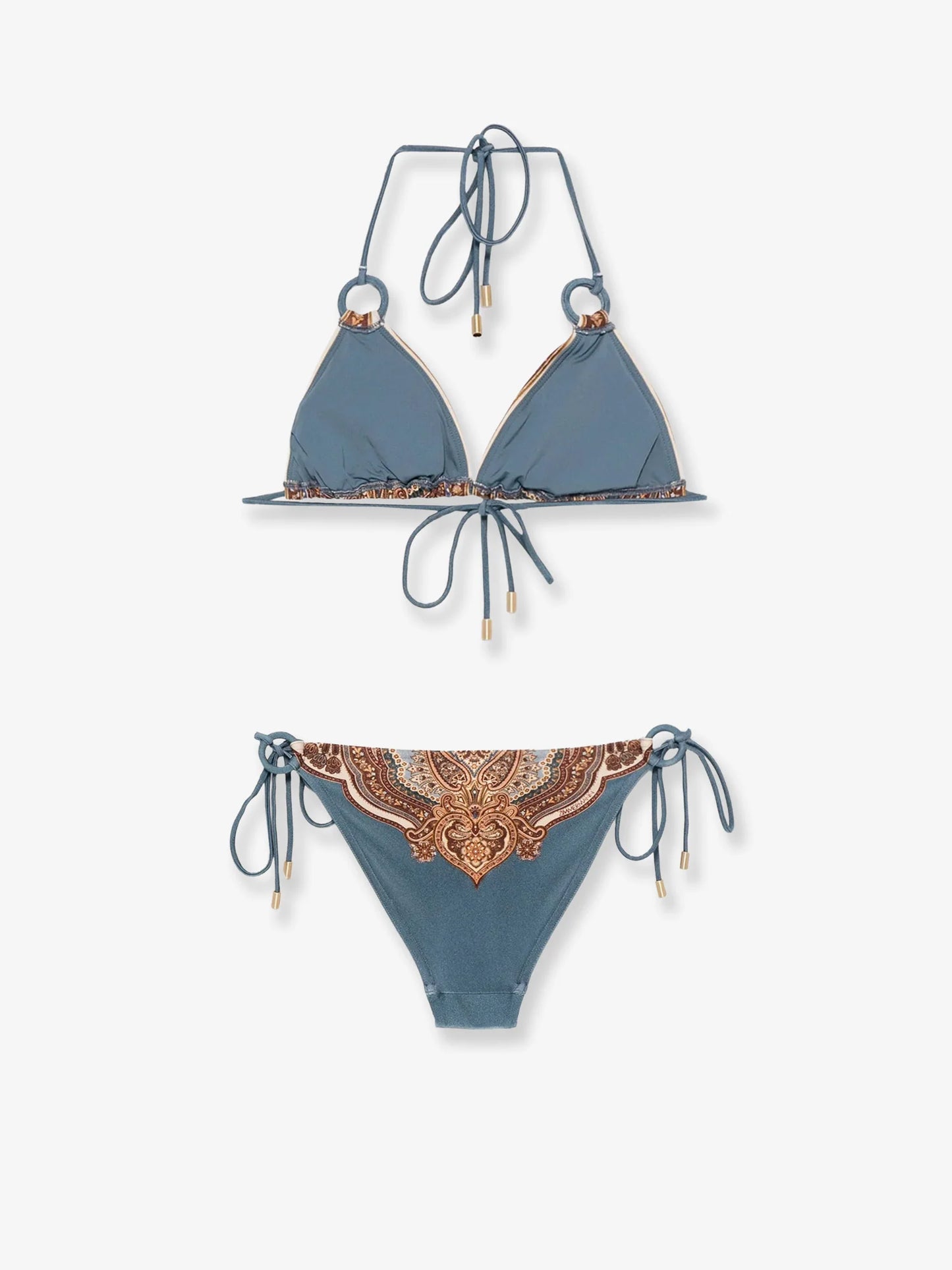 ZIMMERMANN - Mahon nylon bikini with paisley print