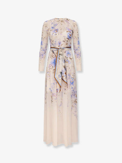 ZIMMERMANN - Luna viscose dress with floral print