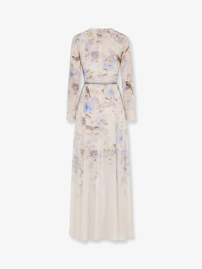 ZIMMERMANN - Luna viscose dress with floral print