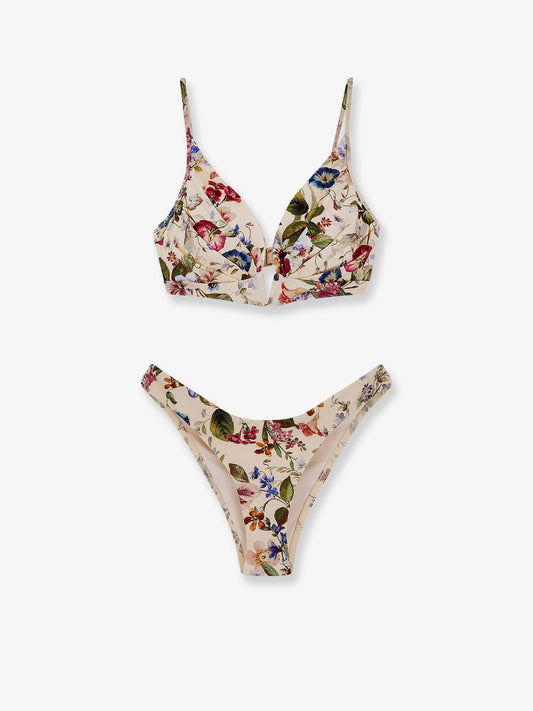 Zimmermann Nylon Bikini With Floral Print