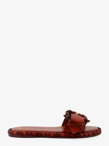Zimmermann Alchemy leather sandals with woven details - Siena